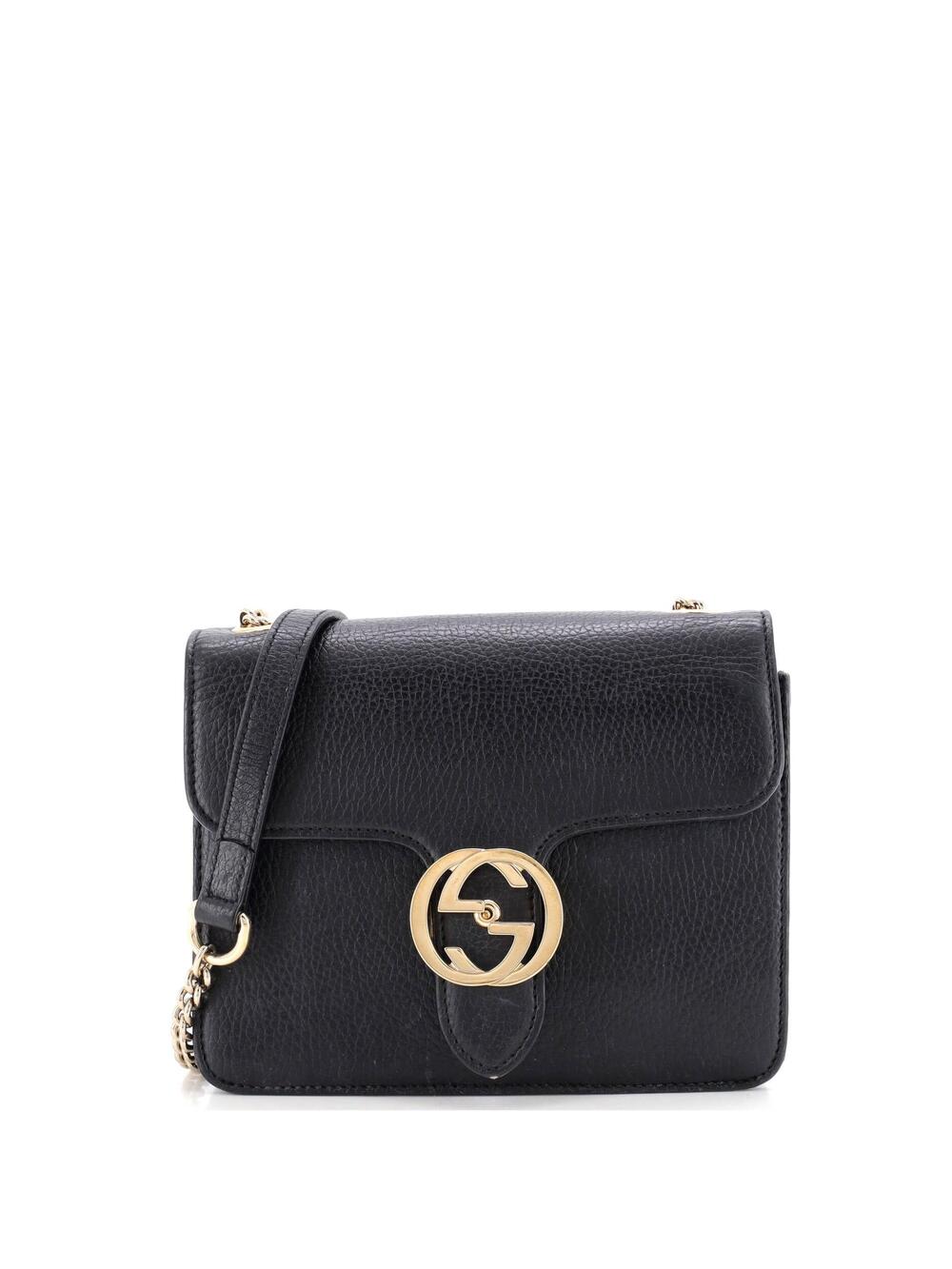 Gucci Interlocking Shoulder Bag Leather #312107G90B